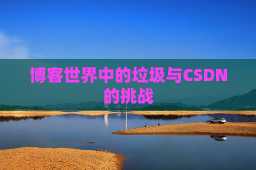 博客世界中的垃圾与CSDN的挑战